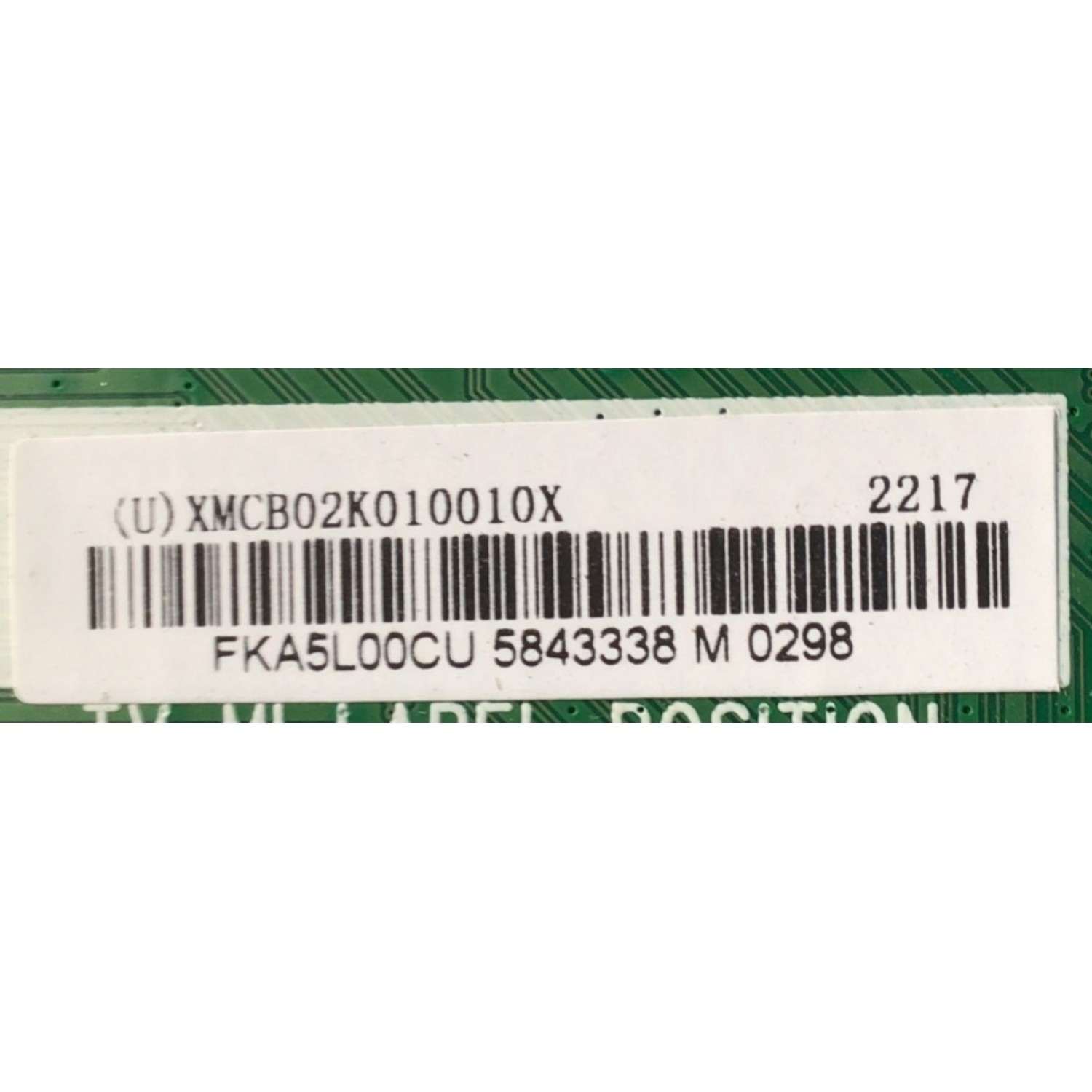 MAIN FUENTE COMBO PARA TV VIZIO ORIGINAL FULL HD / NUMERO DE PARTE XMCB02K010 / 715GC508-C0F-000-004D / FKA5L00CU / 5843338 / 715GC508-C01-000-004D / PANEL TPT320WF-HVN05.U / DISPLAY T320HVN05.D / MODELO D32FM-K01 / D32FM-K01 LTPWN5NY - Imagen 2